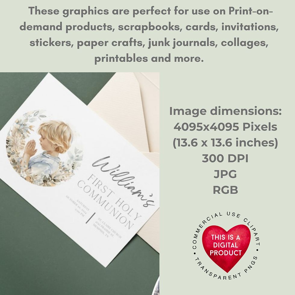 Thumbnail: First Communion Boys Vol.5 PNG