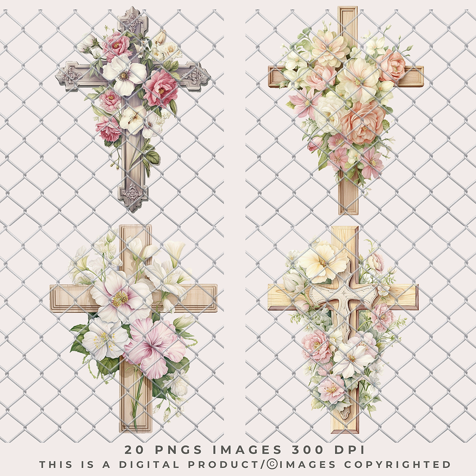 Thumbnail: Floral Cross Vol.2 PNG