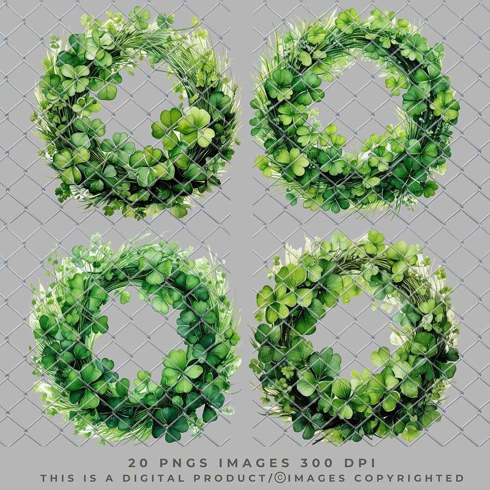 Thumbnail: Shamrock wreath vol.2 PNG