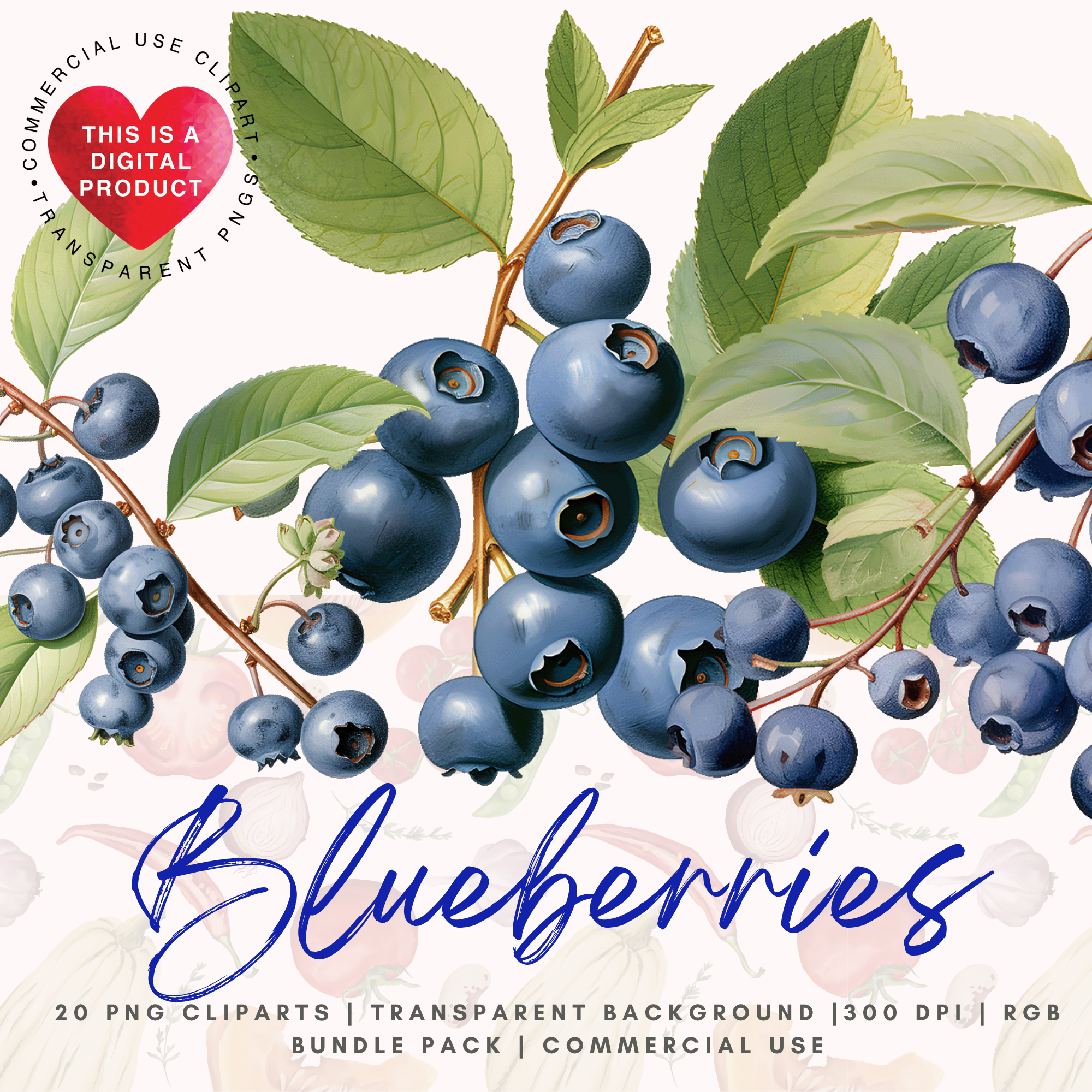 Blueberries PNG