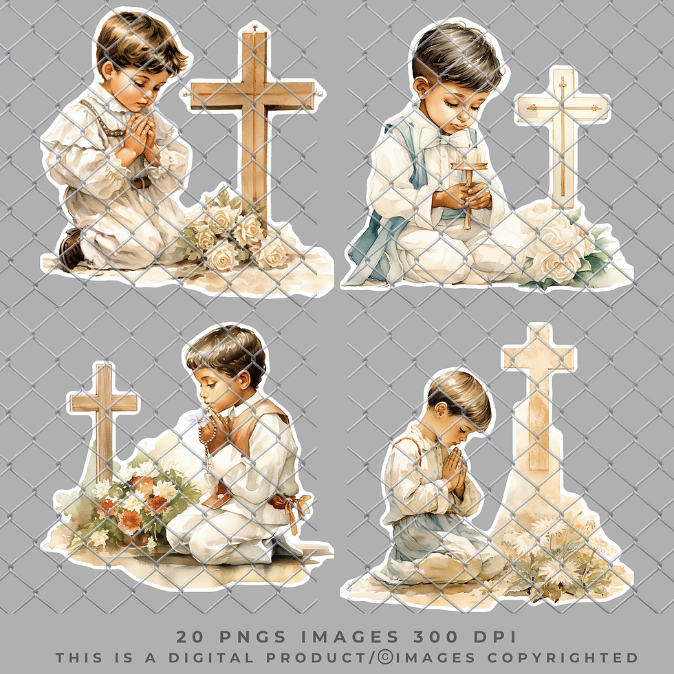 Thumbnail: First Communion Boys Vol.2 PNG