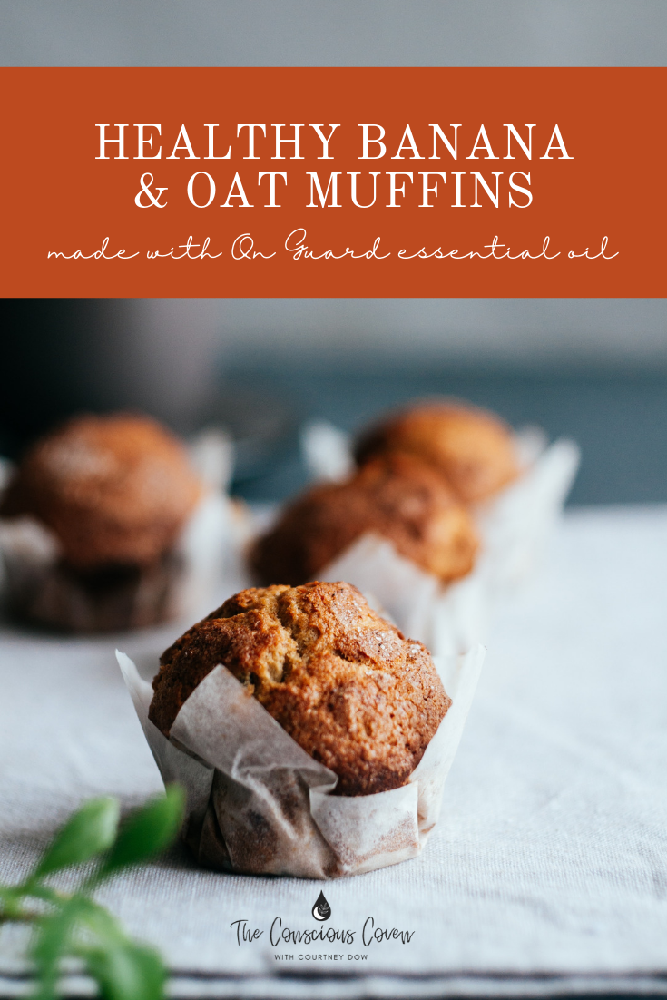 Healthy Banana Oat Muffins
