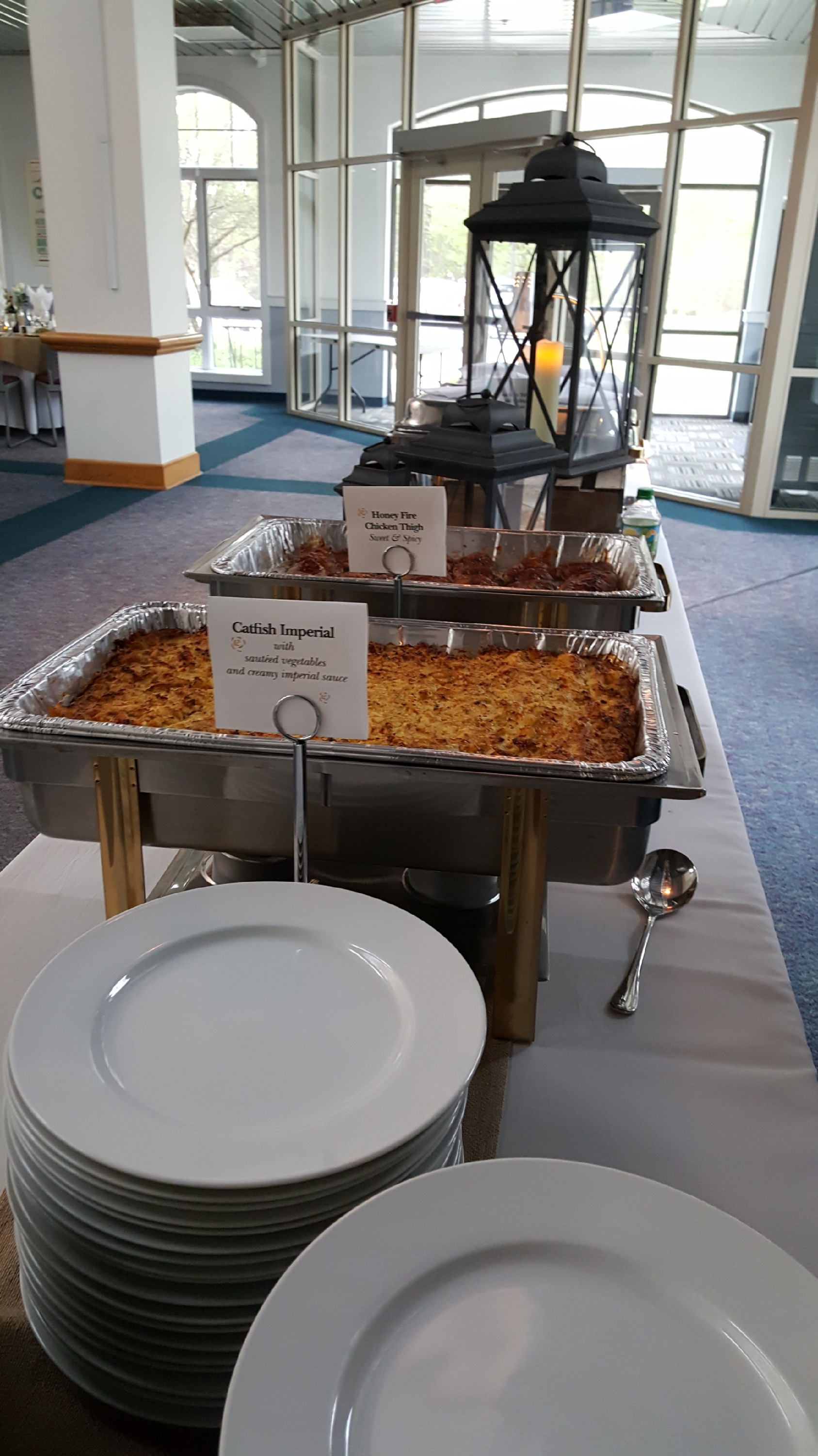 Starting the buffet off