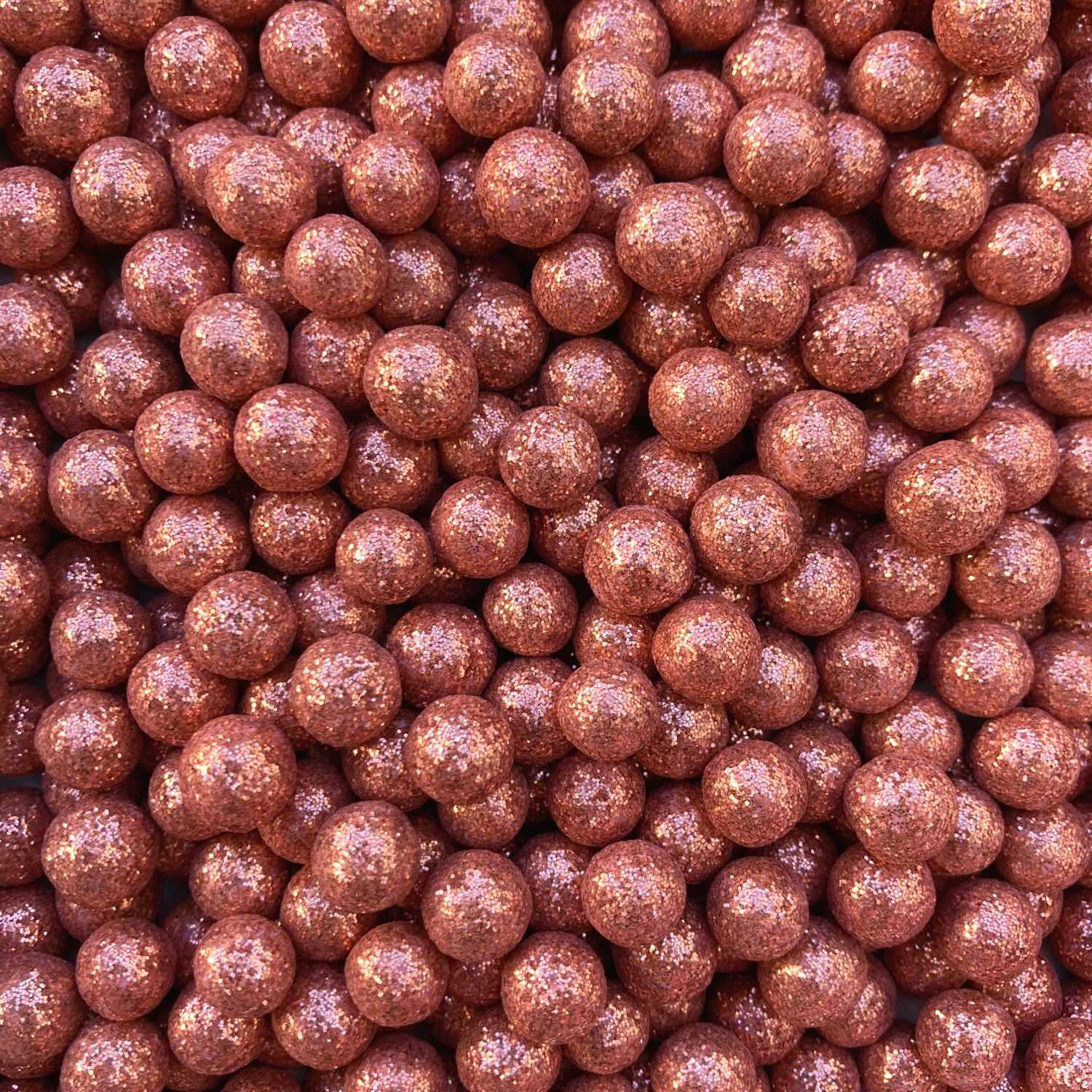 Perla diamantada Oro Rosado