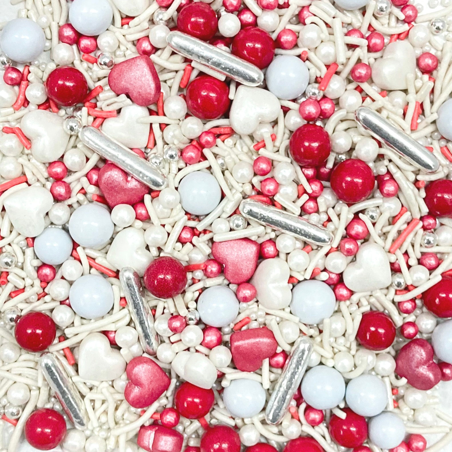 Reborujo San Valentín Rojo y Plata