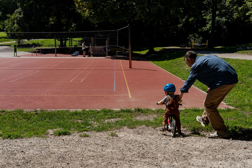 Familienreportage Stolz Vater und Sohn