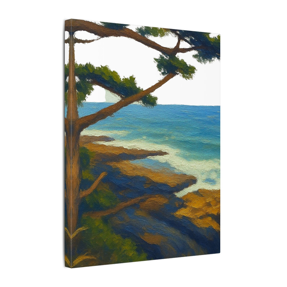 Thumbnail: Oregon Coast - Matte Canvas Print .75"