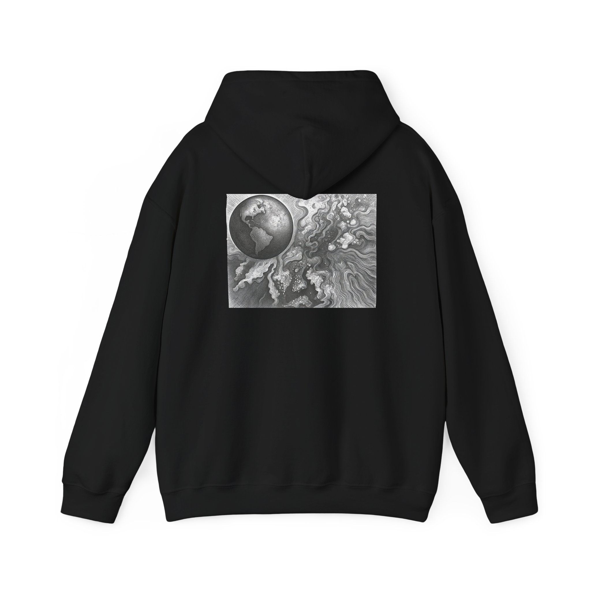 Earth Etch-a-Sketch Hoodie