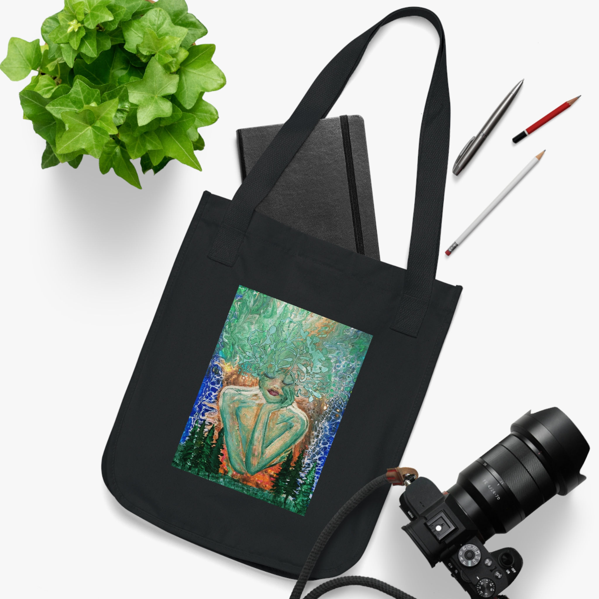 Goddess of the Forest - Organic Canvas Tote Bag