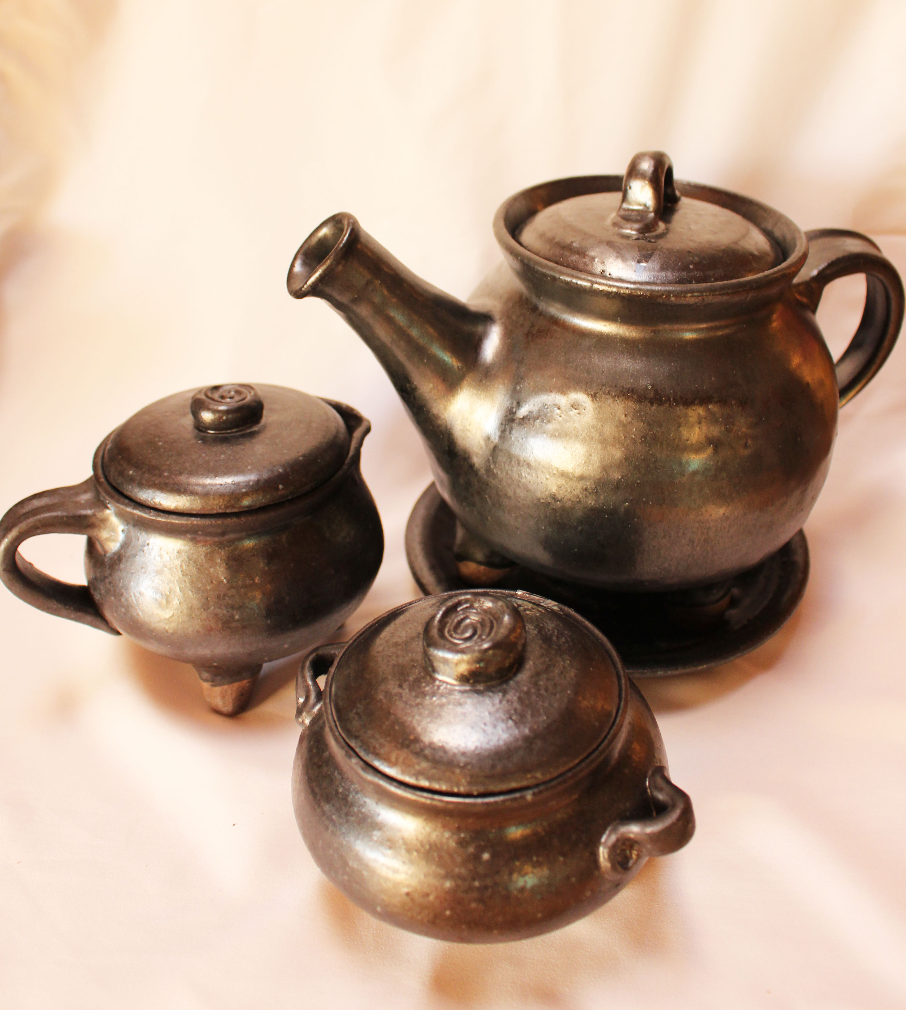 Cauldron Tea Set