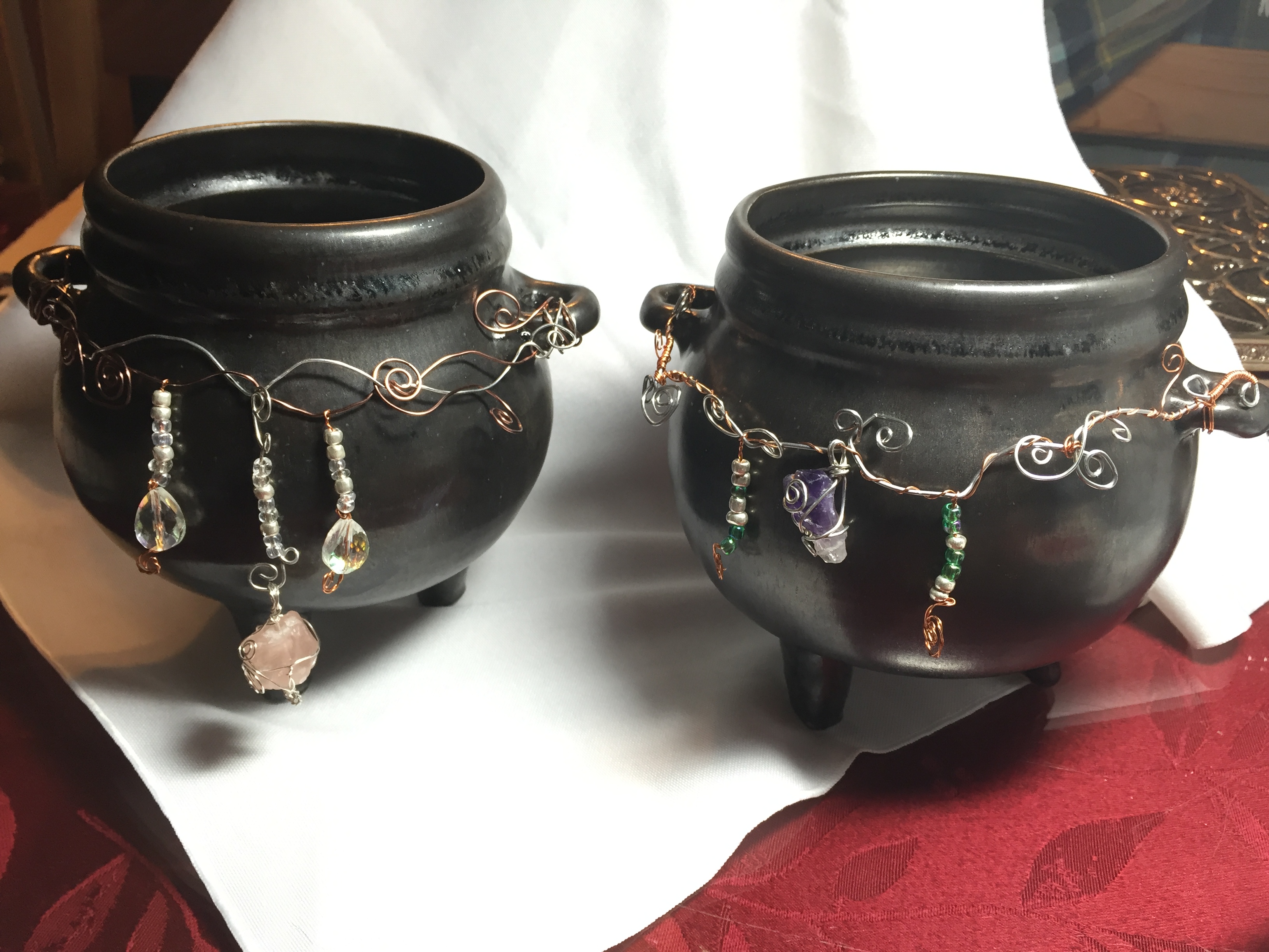 Wire Wrapped Cauldrons