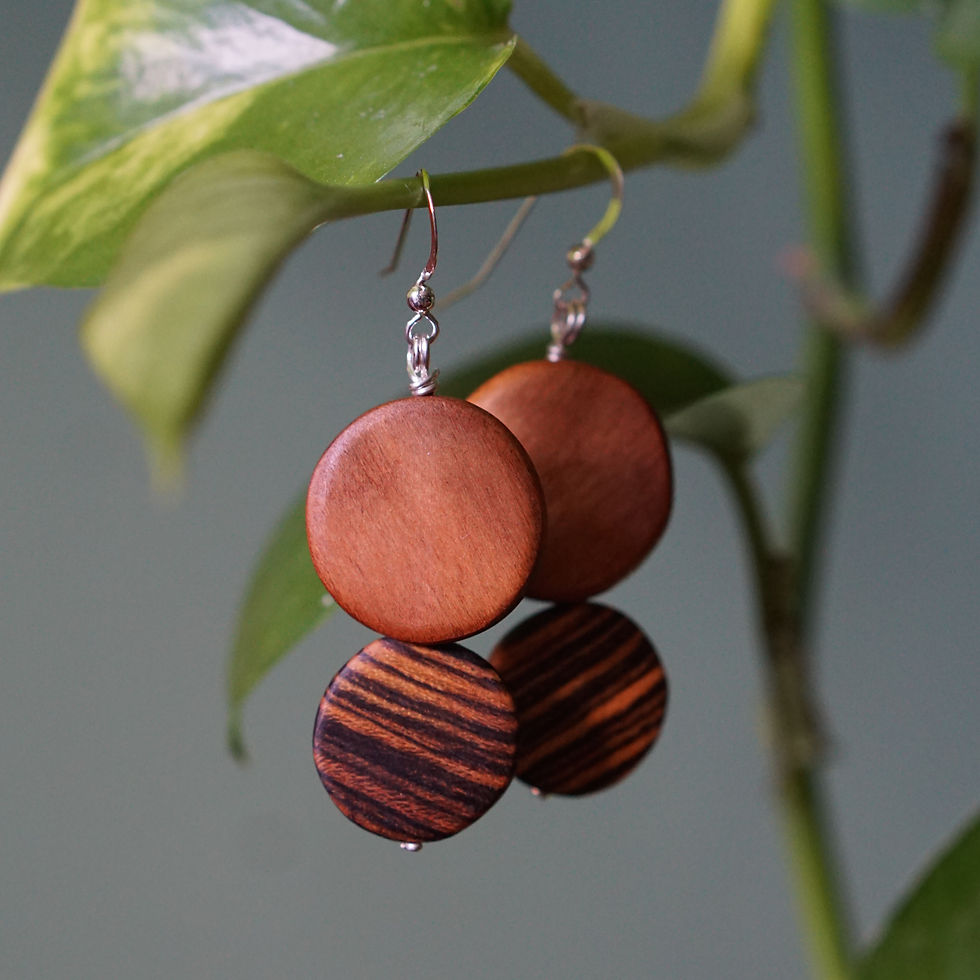 Cherry and bocote double-dangler