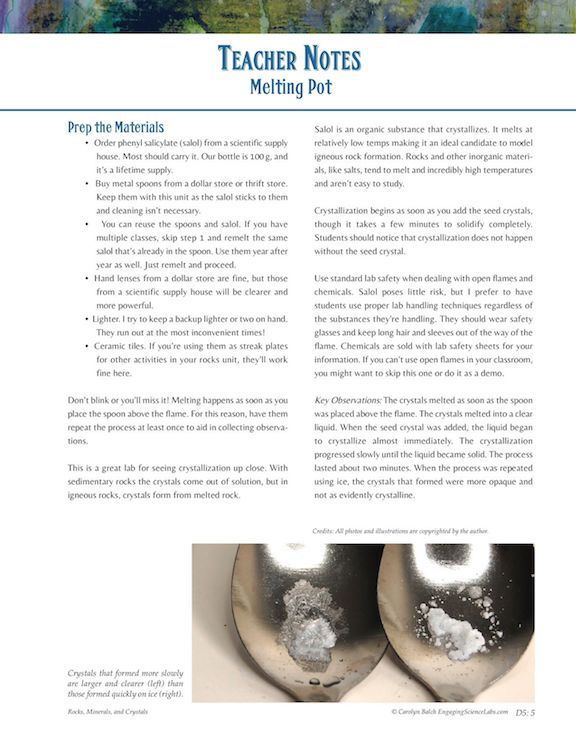 Thumbnail: Model Igneous Rock Formation, Melting and Crystallization