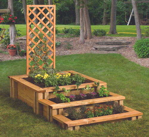 Planter Wall Block Kamen Landscape