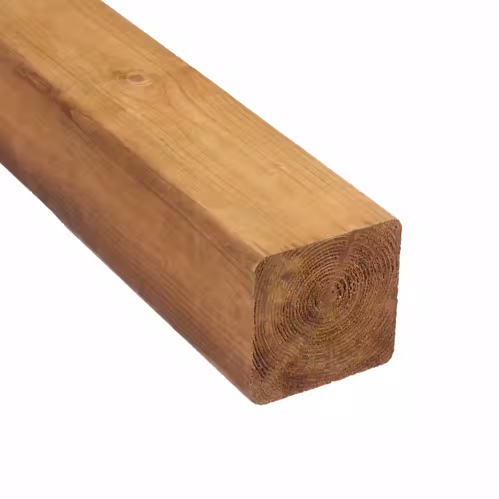MicroPro Sienna Pressure Treated Wood Post 4x4x10'