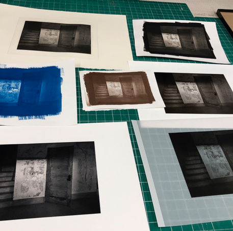 Cyanotype_albumen image print