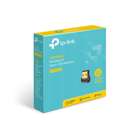 Thumbnail: 150Mbps Wireless N Nano USB Adapter TL-WN725N