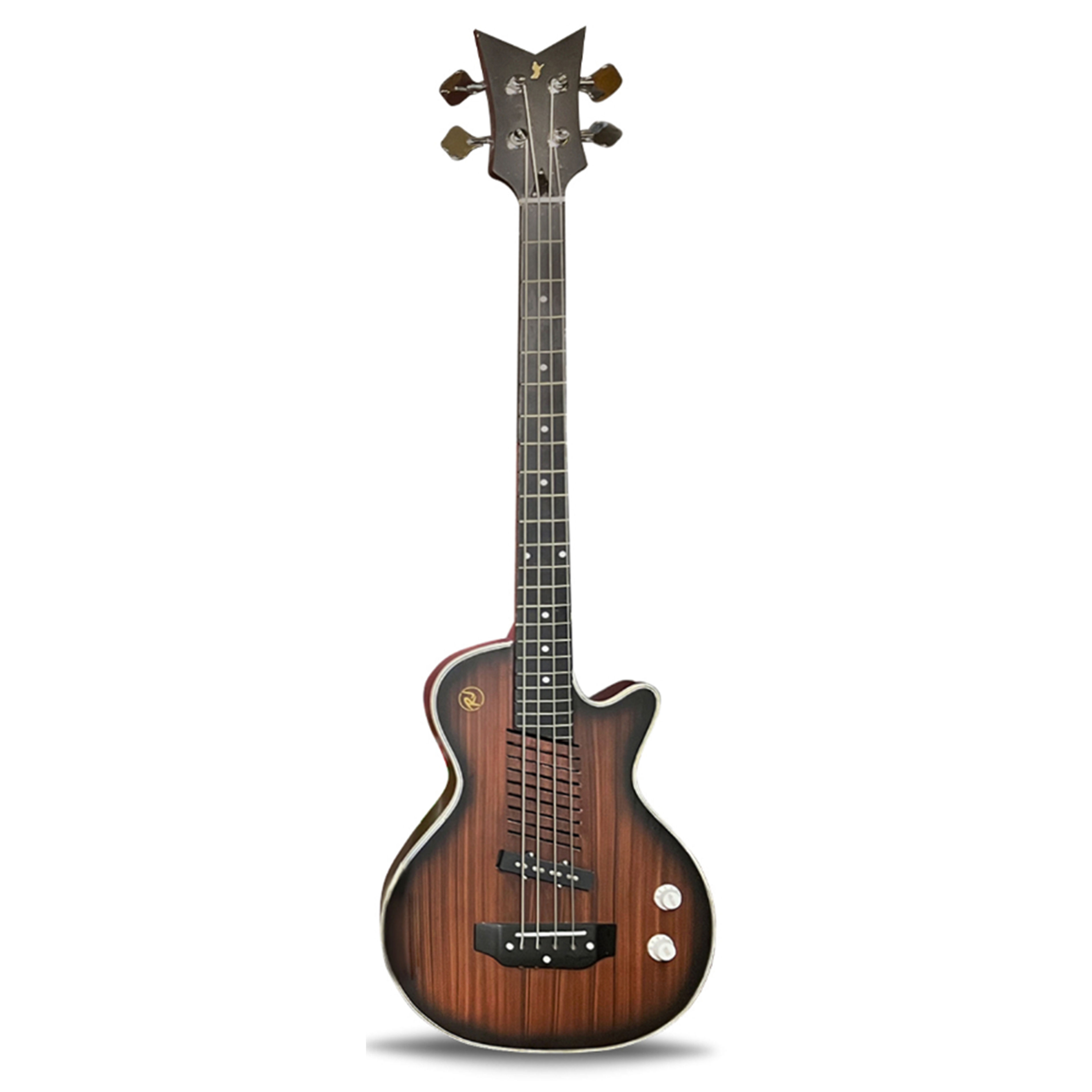 RJ Gitarang Tipid - Les Pu Acoustic Electric Bass Guitar(Mahogany)