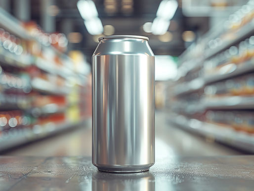 aluminum can with no label