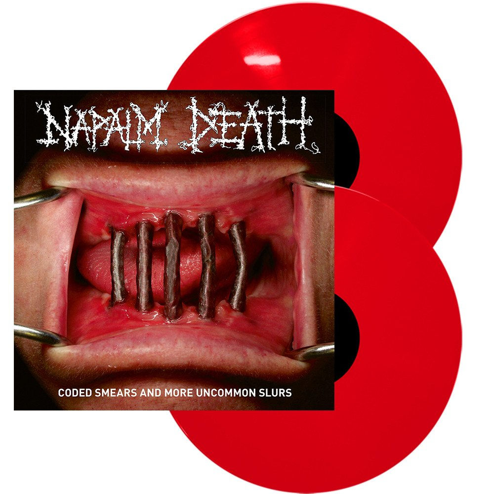 Napalm Death - Coded Smears And More Uncommon Slurs Red Vinyl 2LP