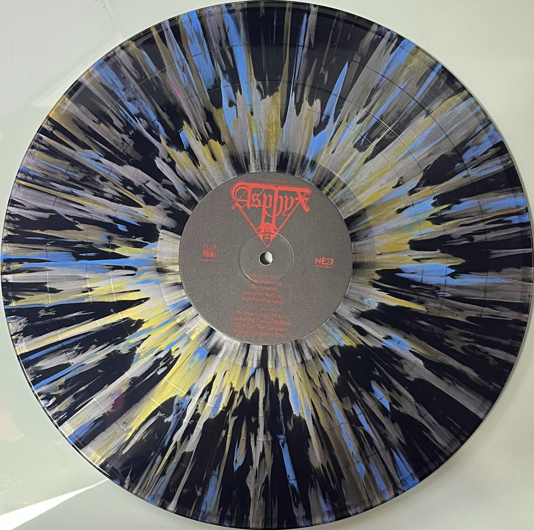 CLUB* Asphyx - Last One On Earth Gold/SIlver/Blue Ltd26