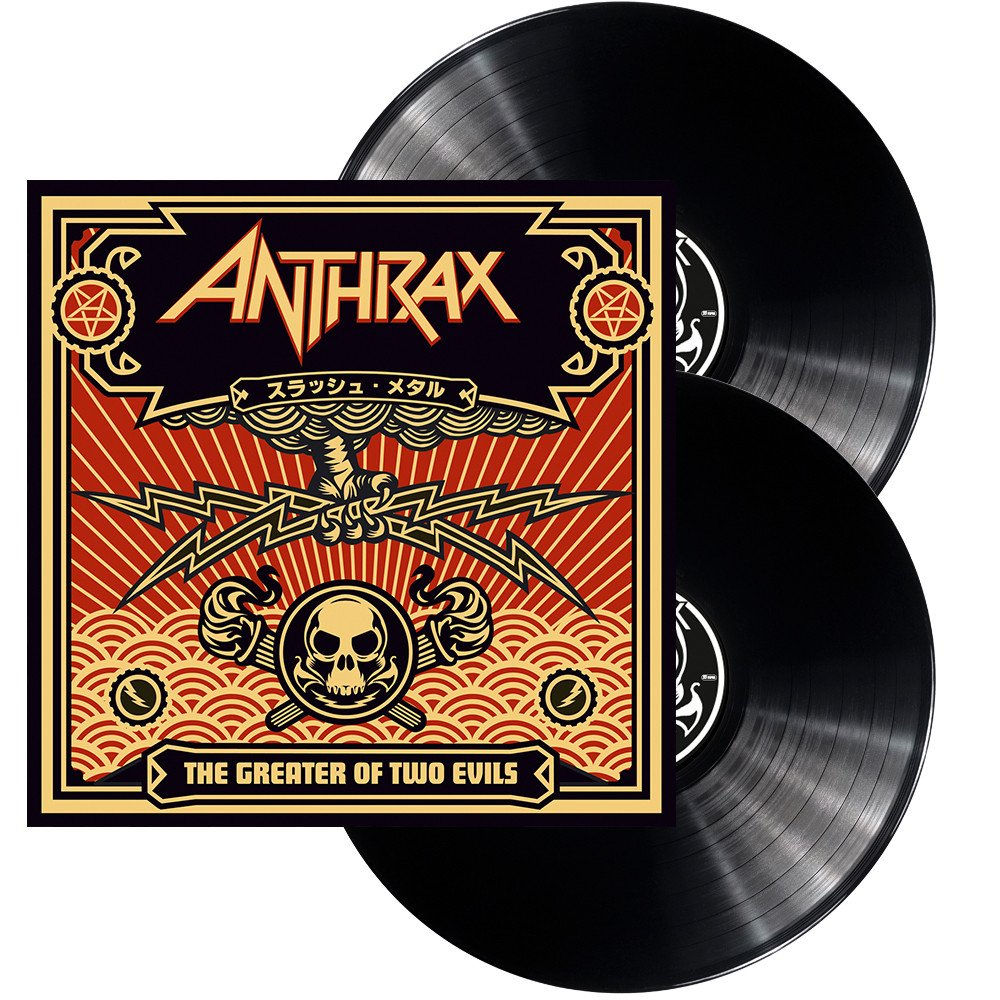 Anthrax - The Greater Of Two Evils Black Vinyl 2LP