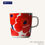 サムネイル： マリメッコ marimekko ウニッコ　マグカップ　white×red 400ml 名入れ彫刻代込み