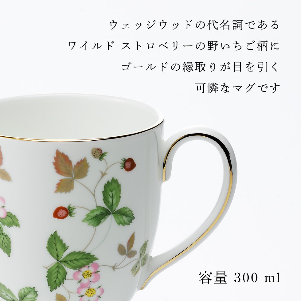 サムネイル： 正規店入荷,名入れ代込,WEDGWOOD,ウェッジウッド,ワイルドストロベリー,マグ,リー,300ml,ペアセット,名前,名入れ,彫刻,刻印,名入れギフト,プレゼント,記念日,記念品,お祝い,正規品,ブランド,高級,マグカップ,陶器,かわいい,結婚祝