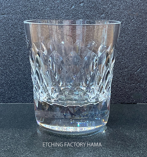 バカラ アルマニャック タンブラーに名入れ彫刻しました