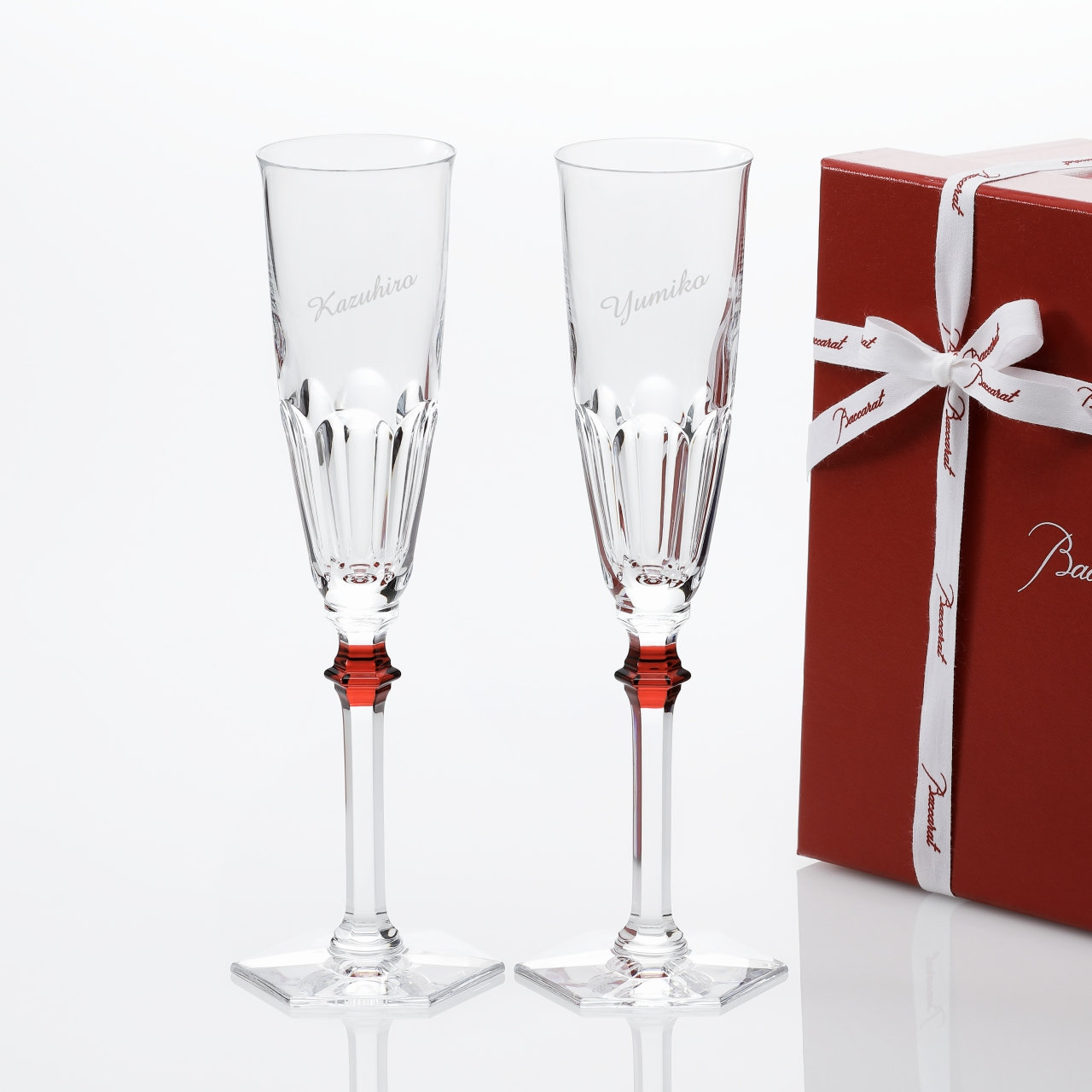 まとめ買いでお得 Baccarat 未使用品 バカラ ペアセット⑩ シャンパン