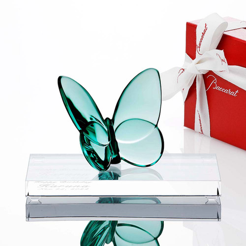 Baccarat バカラ ラッキーバタフライ ターコイズ・SWAROVSKI
