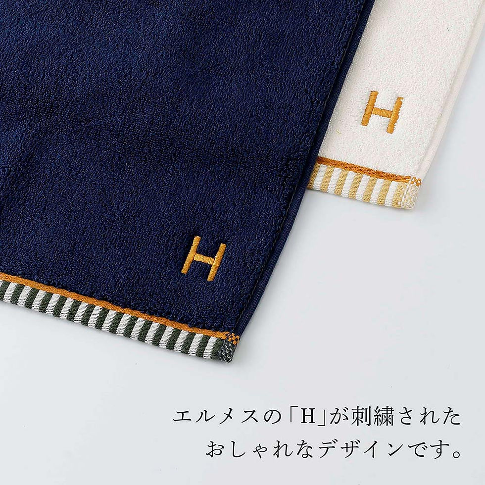 HERMES エルメス カレ・タオル ヴィス・ヴェルサ マリン&ナークル