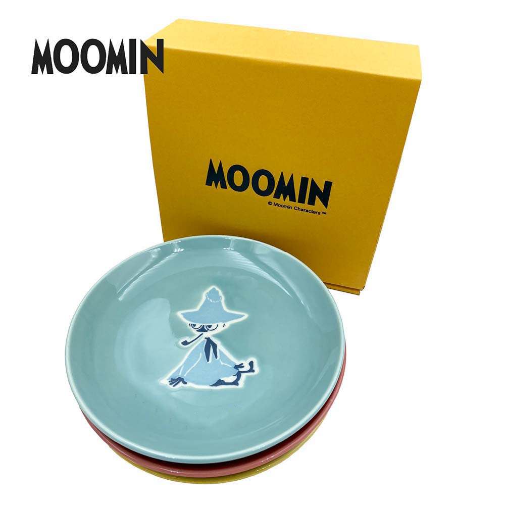ムーミン MOOMIN Collar プレートセット 4点 ボックス入り 新築祝い 結婚祝い プレゼント ギフト キャラクター ミィ スナフキン 日本