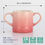 サムネイル： ル・クルーゼ LE CREUSET ベビー　マグカップ ピンク 名入れ彫刻代込み