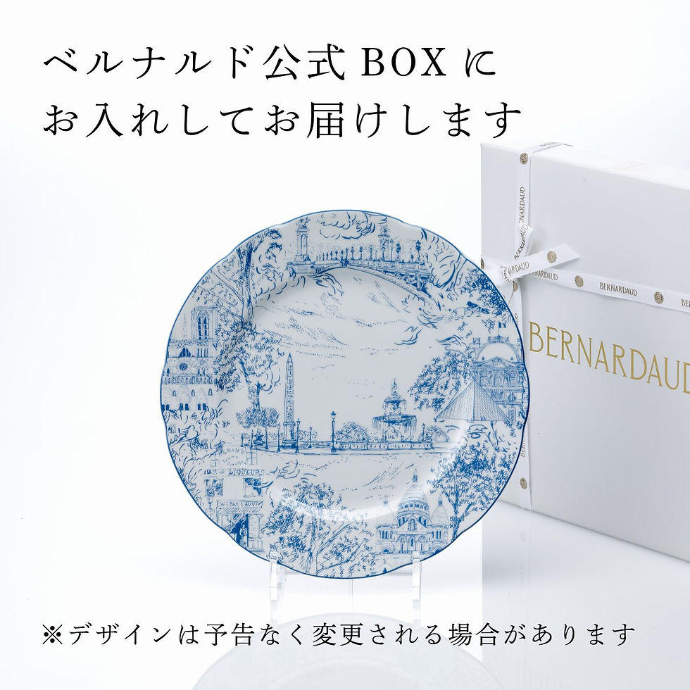 サムネイル： 【正規店入荷】【名入れ代込】BERNARDAUD ベルナルド TOUT PARIS ディナープレート 26cm