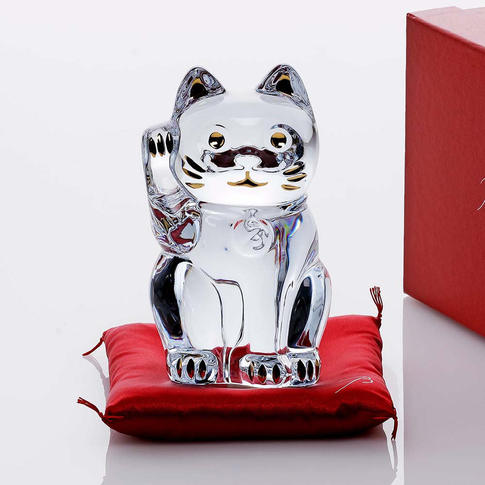 正規店入荷,名入れ代込,ロゴ対応,Baccarat,バカラ,まねき猫,Mサイズ,座布団付き,名入れ,彫刻,刻印,名入れギフト,プレゼント,記念日,記念品,お祝い,正規品,紙袋付き,開店祝,高級,ブランド,名前,インテリア,オブジェ,置物,法人記念品,
