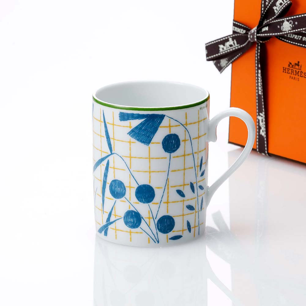 正規店入荷,名入れ代込,HERMES,エルメス,マグ,ウォーク,イン,ザ,ガーデン,ブルー,300ml,マグカップ,名入れ,彫刻,刻印,ギフト,プレゼント,記念日,記念品,お祝,正規品,高級,ブランド,陶器,磁器,誕生日,内祝,引越祝い,母の日,還暦