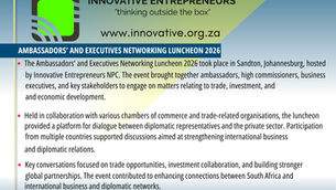 AMBASSADOR'S AND EXECUTIVES NETWORKING LUNCHEON 2026