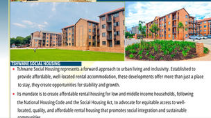 TSHWANE SOCIAL HOUSING