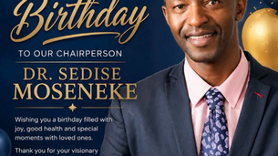 HAPPY BIRTHDAY, DR. SEDISE MOSENEKE