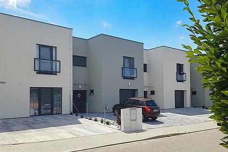 Strakonice, rodinný, dům, moderní, plochá střecha, býdlení