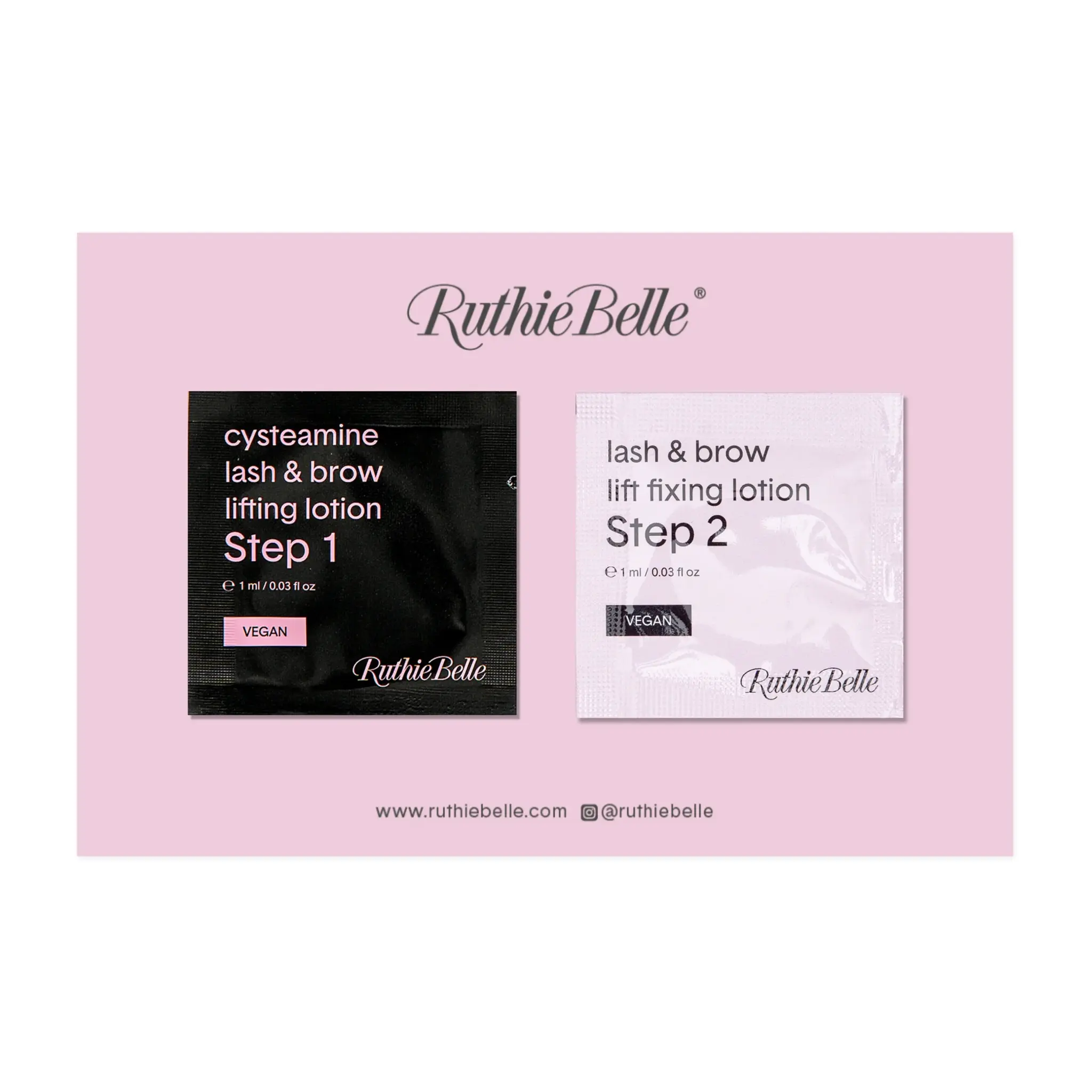 Ruthie Belle Cysteamine Lash & Brow Lift Tester