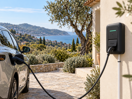 Pose borne de recharge IRVE Alpes-Maritimes