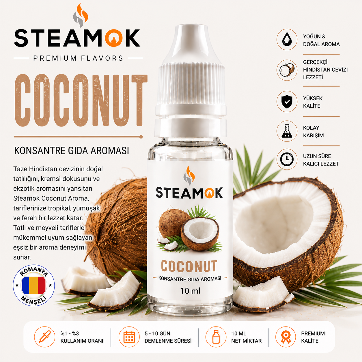 Steamok Coconut Aroma