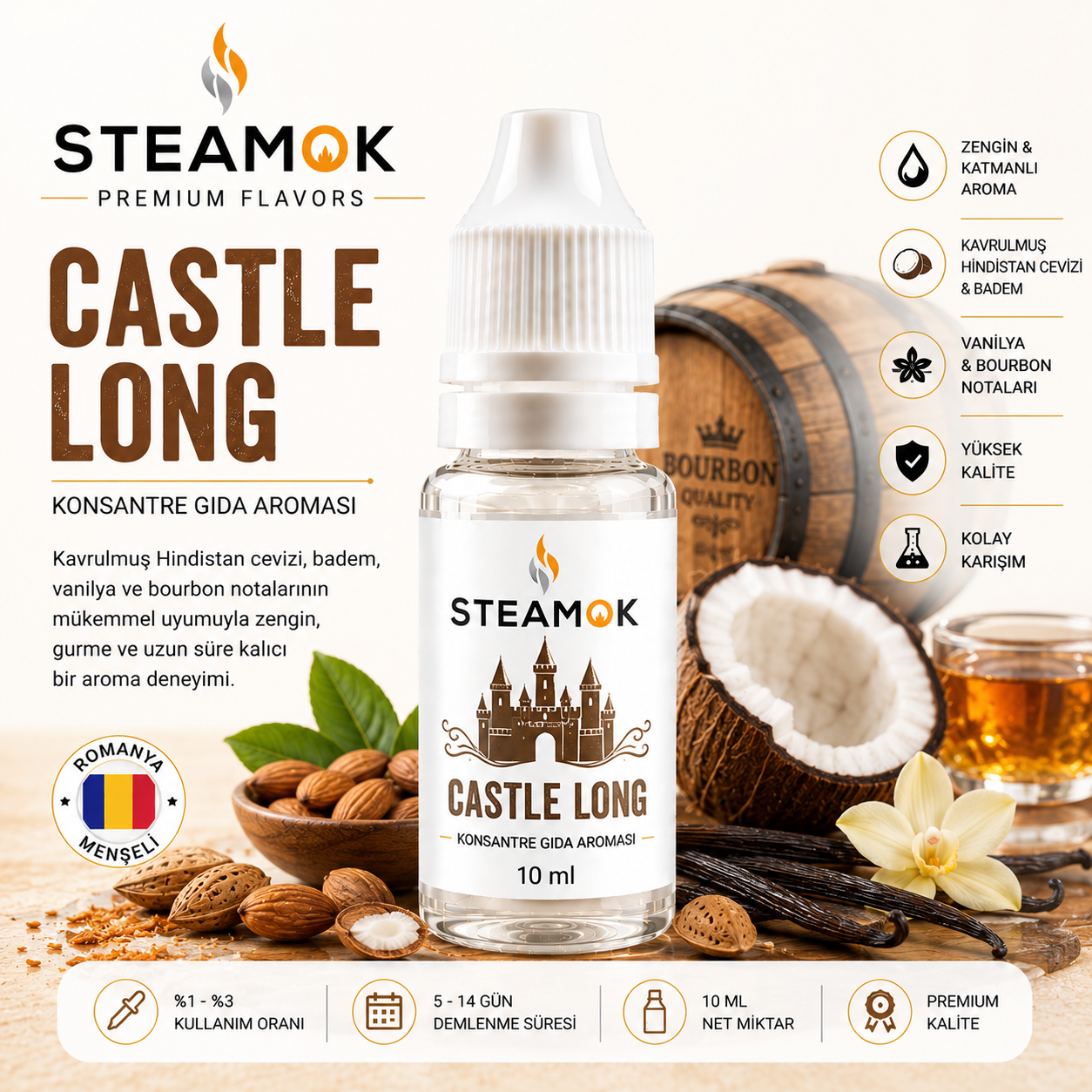 Steamok Castle Long Aroma