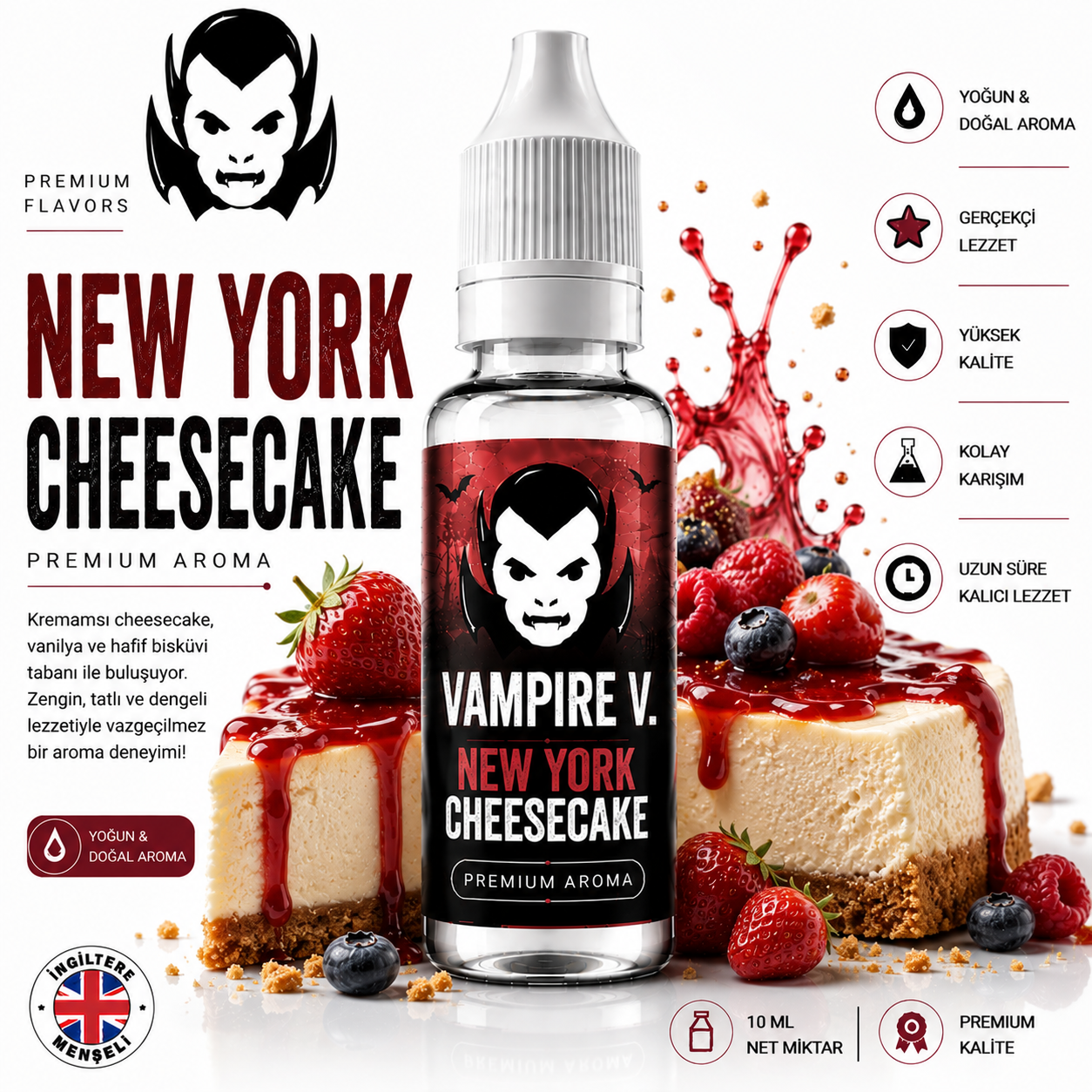 Vampire V. New York Cheesecake Aroma