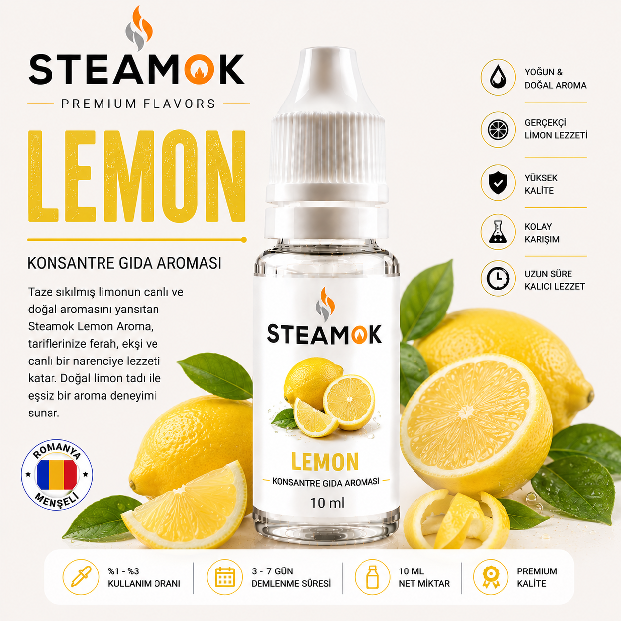 Steamok Lemon Aroma