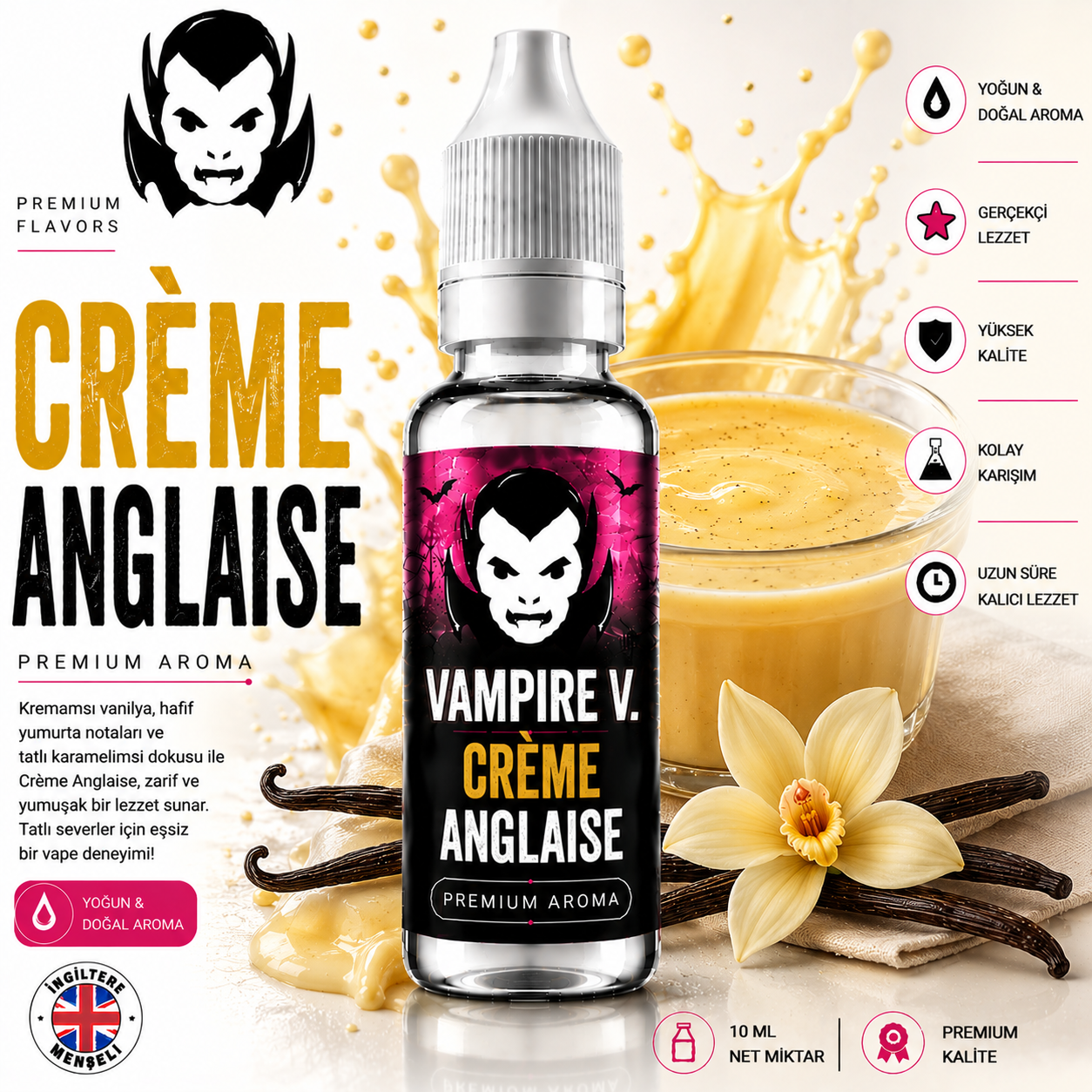 Vampire V. Crème Anglaise Aroma