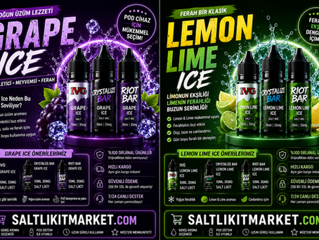 Lemon lime ve Grape ice likitlerinin popüler olmasının nedeni