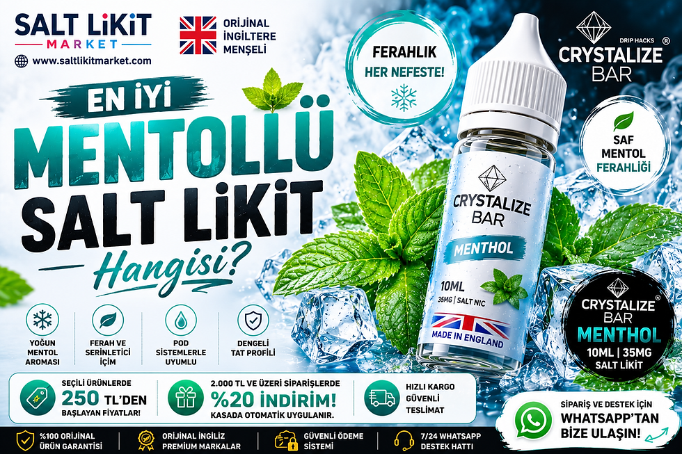 En İyi Mentollü Salt Likit